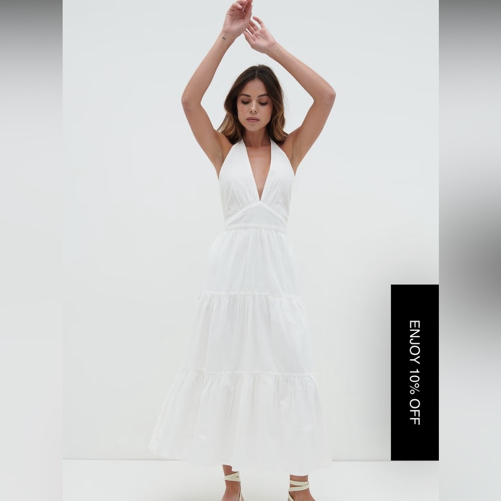 Pretty Lavish Gabrielle halterneck midaxi dress